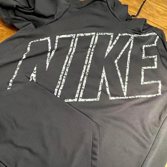 Nike Therma-Fit Hoodie Mens XXL Black Pullover Front Pockets 134.1=A0026 - Picture 3 of 12